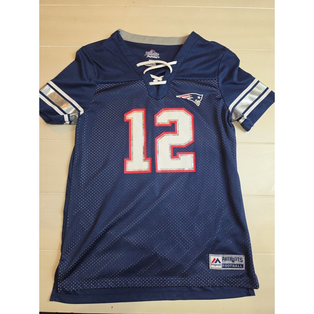 New England Patriots Majestic Womens Tom‎ Brady Jersey Size Small NFL Football